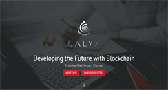 Desktop Screenshot of calyxbio.com
